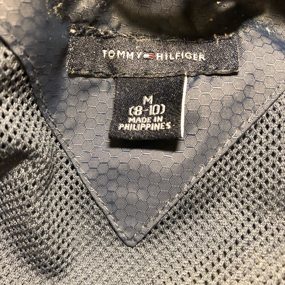 Tommy Hilfiger Boys jacket windbreaker Navy M 8-10 - Picture 7 of 15